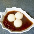 施珠珠 的 抹茶湯圓紅豆湯 cooksnap