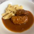 El cooksnap de Marieta cuando hizo Carrilleras de Cerdo al Vino Tinto en Olla Exprés.
