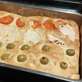 El cooksnap de Irene cuando hizo Focaccia.