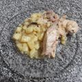 El cooksnap de Gerardo cuando hizo Pollo al limón con papas.