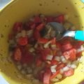El cooksnap de Celeste Cardozo cuando hizo Salsa criolla.