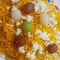 Shagufta Sheikh's cooksnap of when they made Zarda / Meethay Chawal.