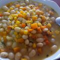 El cooksnap de Gonzalo Vidal cuando hizo Porotos granados.