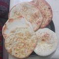 Bushra Mazhar's cooksnap of when they made Tandoori Naan (on Stove).