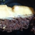 El cooksnap de Verónica cuando hizo Chocoflan o pastel imposible.