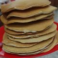 El cooksnap de Agus Gonzalez cuando hizo Panqueques sin huevo.