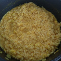 El cooksnap de Chari cuando hizo Biryani de merluza.