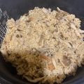Tracy Tsai 的 香噴噴~薑味麻油雜菇炊飯 cooksnap