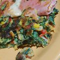El cooksnap de Malena Enrique cuando hizo Omelette / Rol de espinaca.