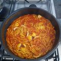 El cooksnap de navarrobelen3 cuando hizo Fideos con almejas.