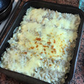 El cooksnap de Solange Sanchez cuando hizo Pastel de carne con puré de boniato.
