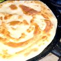 Amber Fawad's cooksnap of when they made Crispy lacha paratha.