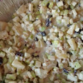 El cooksnap de Patty Huerta cuando hizo Ensalada de manzana verde y nuez.