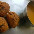 amit sehgal's cooksnap of when they made Sambhar Vada.