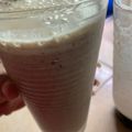El cooksnap de Fabiola Gomez cuando hizo Smoothie de fresa y chía.