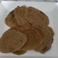 El cooksnap de Cecilia Penzo cuando hizo Pancakes integrales con mantequilla de maní, sin huevo.