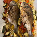 Philip Pantelides's cooksnap of when they made Roast seabass.