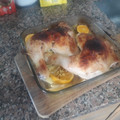 El cooksnap de Jose Rivas cuando hizo Pollo a la naranja con patatas al horno.