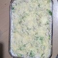 El cooksnap de JORGE MARQUEZ cuando hizo Fideos gratinados en salsa de brócoli 🥦 y pollo 🍗.