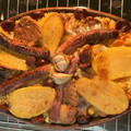 El cooksnap de @tesa.cuina cuando hizo Arroz al horno con chorizo de Asturias y longanizas de Ontinyent.