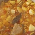 El cooksnap de Jacqueline Pérez cuando hizo Atún rojo a la olla con papas y garbanzos!!.