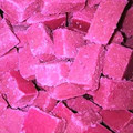 Salimat's Kitchen's cooksnap of when they made Tsami gaye Using zobo extract as colourant.