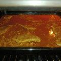 Cooksnap από Eftixia Pasxali στη συνταγή Κοκκινιστό κοτόπουλο με χυλοπιτάκι στον φούρνο