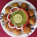 Dr. Pushpa Dixit का कुकस्नैप जब उन्होंने फलाफल विथ तहिनी डीप (Falafel with tahini dip recipe in hindi) बनाया था।