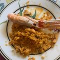 El cooksnap de Patricia Garcia cuando hizo Arroz Caldoso con Gambas, Almejas y Calamar para Thermomix.