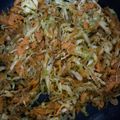 Cooksnap de Mychelle quando cozinhou Repolho refogado com cenoura na manteiga.