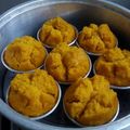 Cooksnap dari Mama Sophia untuk resep Bolu Kukus Mekar Labu Kuning Eggless