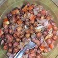 Ayisha 's cooksnap of when they made சன்னா சாட்(channa chat recipe in tamil).