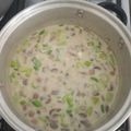 El cooksnap de Matías Alfaro Pinolef cuando hizo CREMA DE CHAMPIÑONES CREMINI CON PAPAS Y ENELDO. JON STYLE.