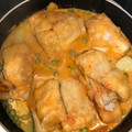 El cooksnap de Paulasgal cuando hizo Bacalao guisado con patatas y guisantes.