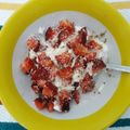 El cooksnap de Julia C. cuando hizo Yogur griego natural con fresas 🍓.