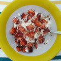 El cooksnap de Julia C. cuando hizo Yogur griego natural con fresas 🍓.
