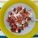 El cooksnap de Julia C. cuando hizo Yogur griego natural con fresas 🍓.