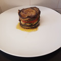 El cooksnap de John Newton cuando hizo Timbal de berenjena, calabacín y tomate.