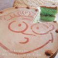 Cooksnap dari Indah 'Pawon Zie' untuk resep Pandan Melaka Cheesecake Tanpa Terigu (bisa oven/kukus) all in one method