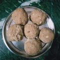 Rajni Gupta's cooksnap of when they made Atta ladoo.