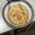 M's cooksnap of when they made American-style pancakes.
