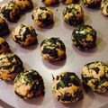 Liyuan Hao's cooksnap of when they made Jenny's Spinach Balls.