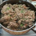 El cooksnap de Sara Elizabeth Kaplan cuando hizo Muslos de pavo con ciruelas.