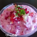 Jasmin Motta _ #BeingMotta's cooksnap of when they made Curd and veg raita.