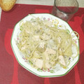 El cooksnap de juliet cuando hizo Pasta integral con salmón y setas.