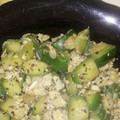 El cooksnap de Cande Medina Fridel cuando hizo Zapallitos revueltos.