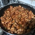 El cooksnap de Jordi Cortiada cuando hizo Carne picada con tomate.
