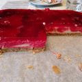 El cooksnap de Noemí López Serras cuando hizo Tarta de queso con galletas y mermelada de 🍓.