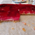 El cooksnap de Noemí López Serras cuando hizo Tarta de queso con galletas y mermelada de 🍓.