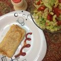 کوک اسنپ افسانه بعد از امتحان کردن ساندویچ بورک گوشت.